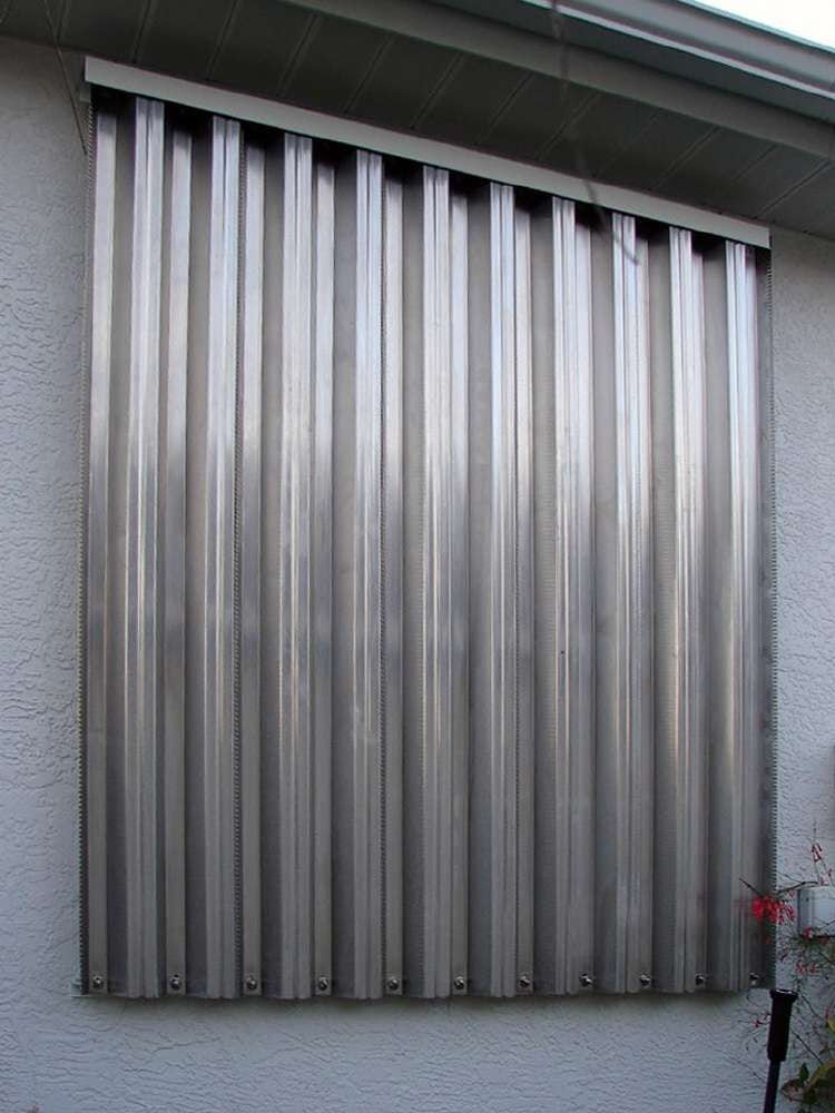 Corrugated Hurricane Shutter Sarasota