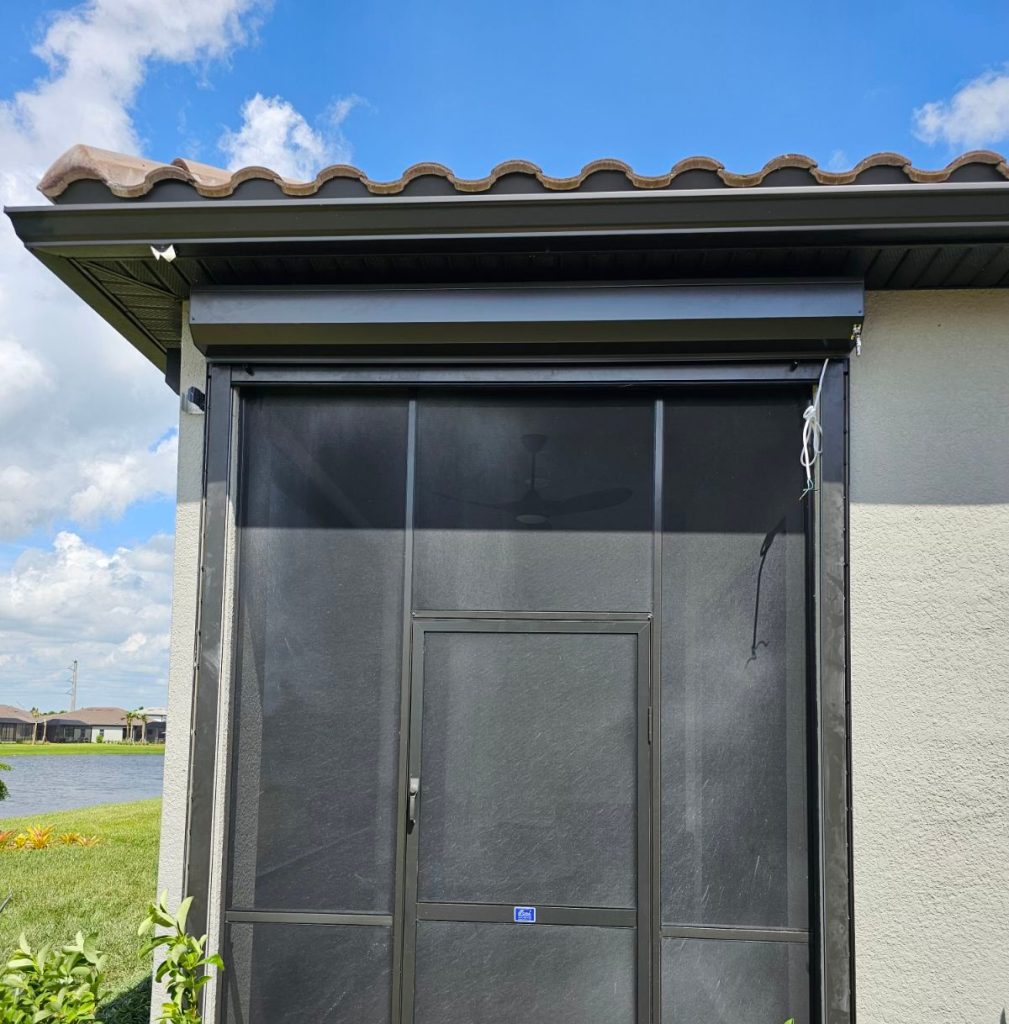 Storm Protection with Roll-Down Shutters